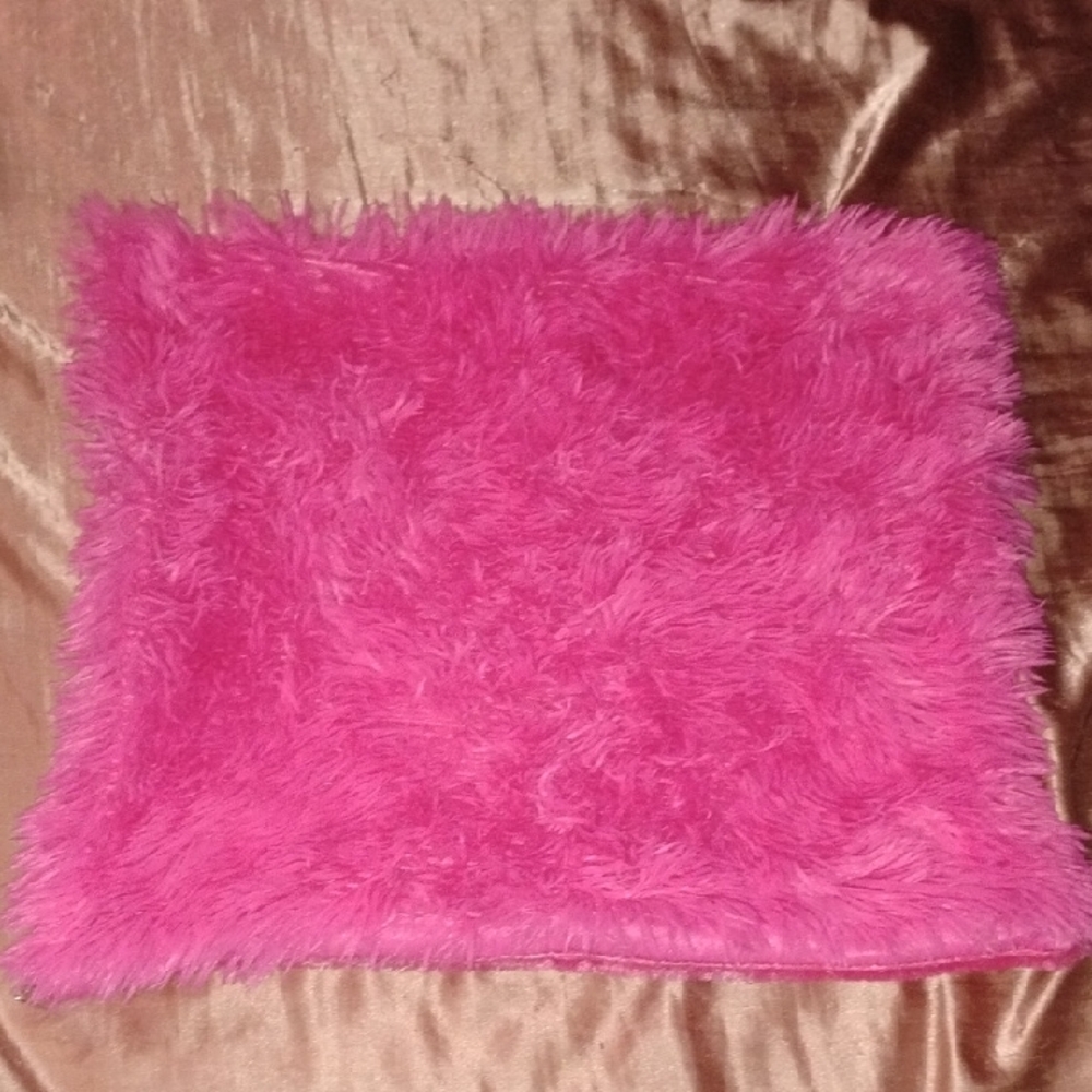 Fluffy Pink Pillow Covers